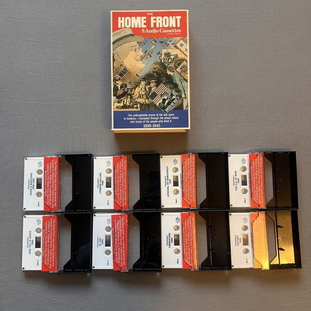 The Home Front 1938-1945 in Dolby B Stereo (8 Audio Cassette Tapes) New Sealed - Picture 6 of 6